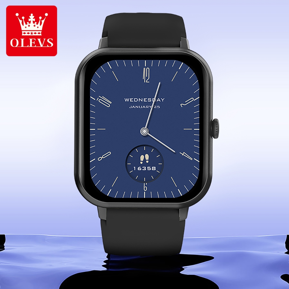 Smartwatch Health Watches - Montre OLEVS, montre électronique sportive multilingue,