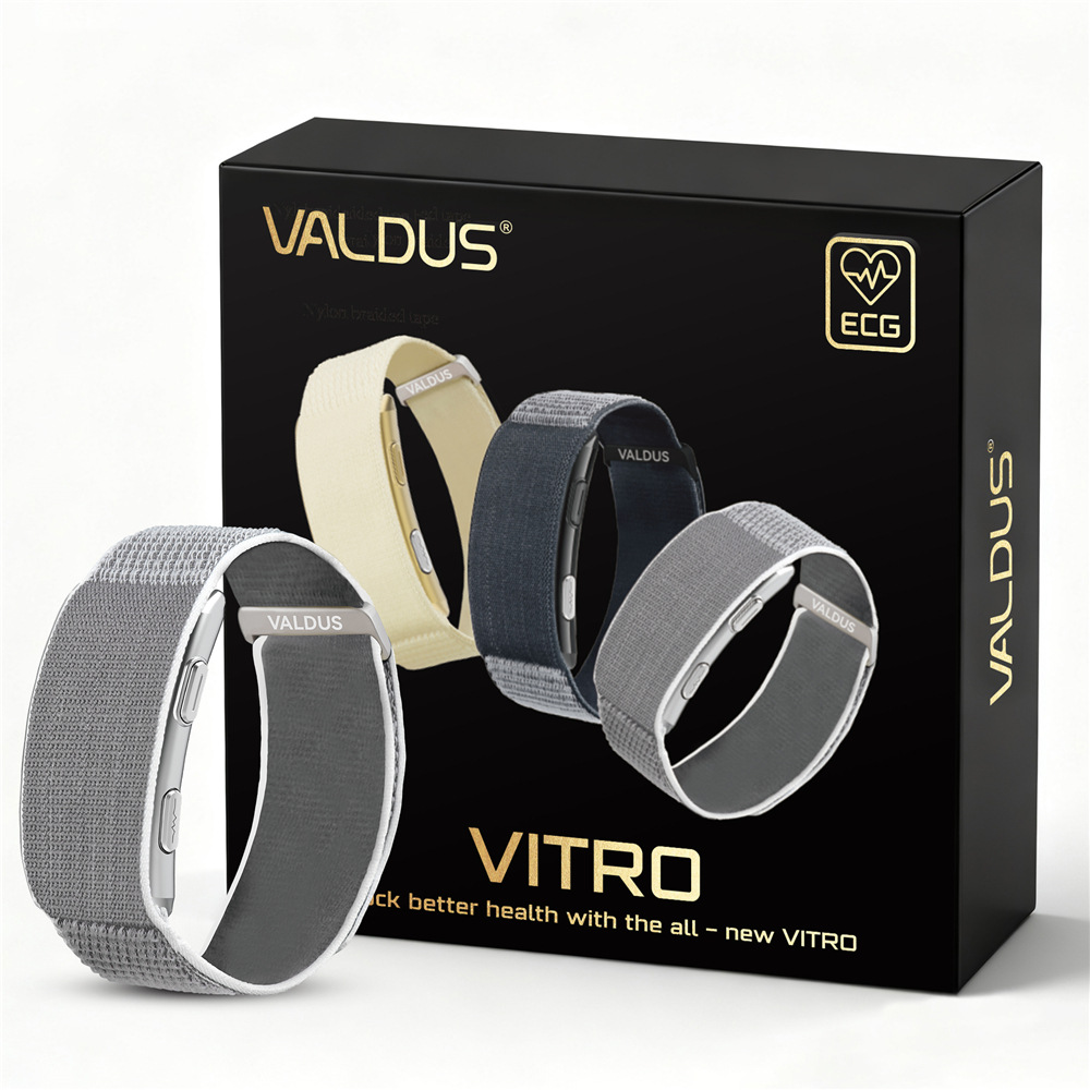 Smartwatch Health Watches - Montre connectée ECG sans écran VITRO,