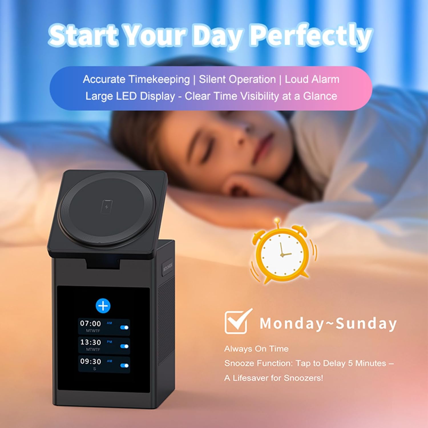 Smartwatch Noise Watches - Enceinte Bluetooth 3-en-1 avec chargeur magnétique