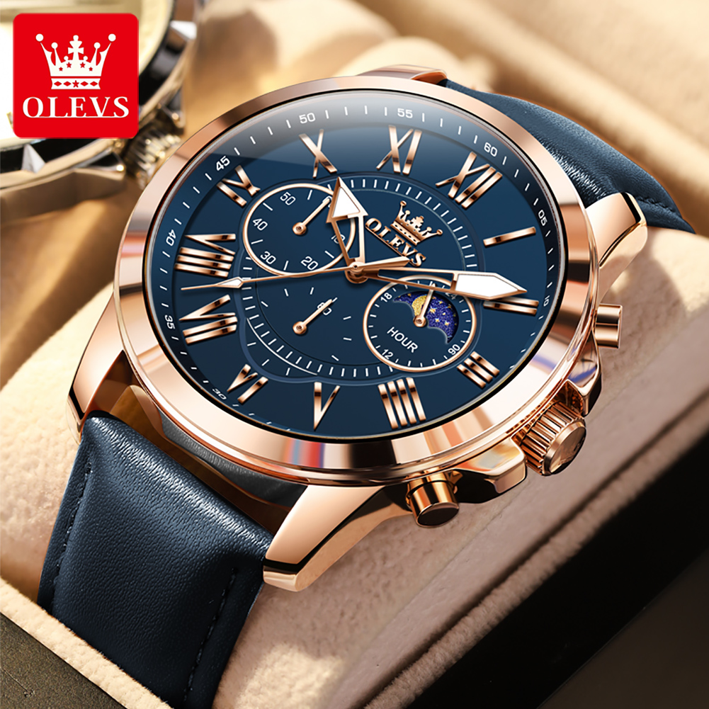 Smartwatch Branded Watches For Men - Montre pour homme OLEVS 3632, cadran