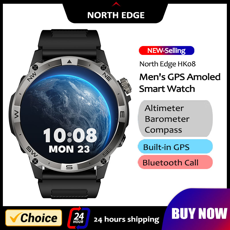 Smartwatch Watches For Men With Gps - Km TH EDGE-Montre intelligente de sport
