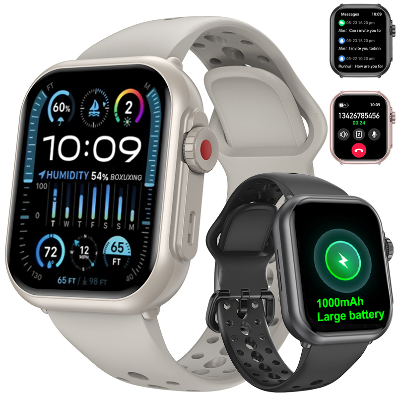 Smartwatch Watches For Men With Gps - Montre Ultra K62 hommes femmes 1000mAh