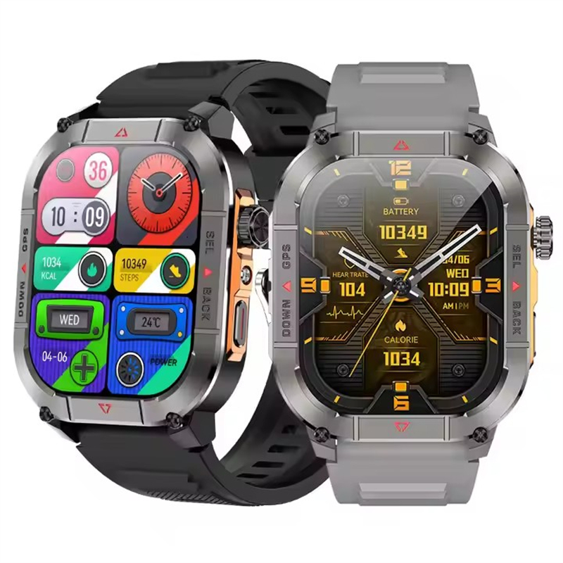 Smartwatch Health Watches For Men - Nouveau HK84 hommes montre intelligente AMOLED