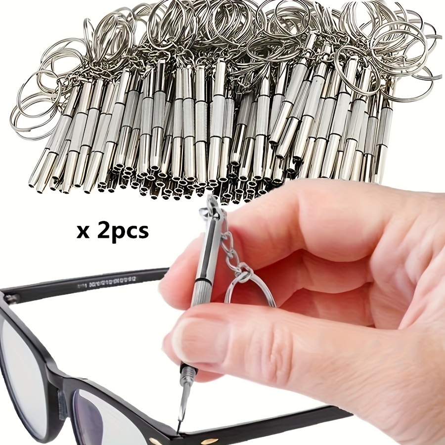 Watch Tool Repair Kit - Deux tournevis à lunettes en acier,