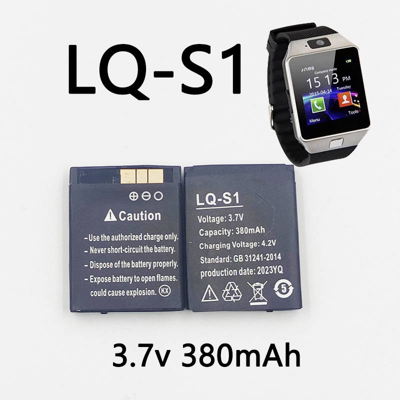 Watch V8 - LQ-S1 3.7V 380mAh batterie de montre