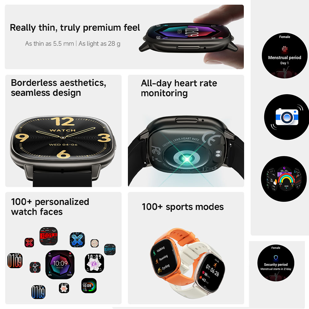 Montre connectée ultra-fine 5, - Smartwatch Health Watches avis et prix