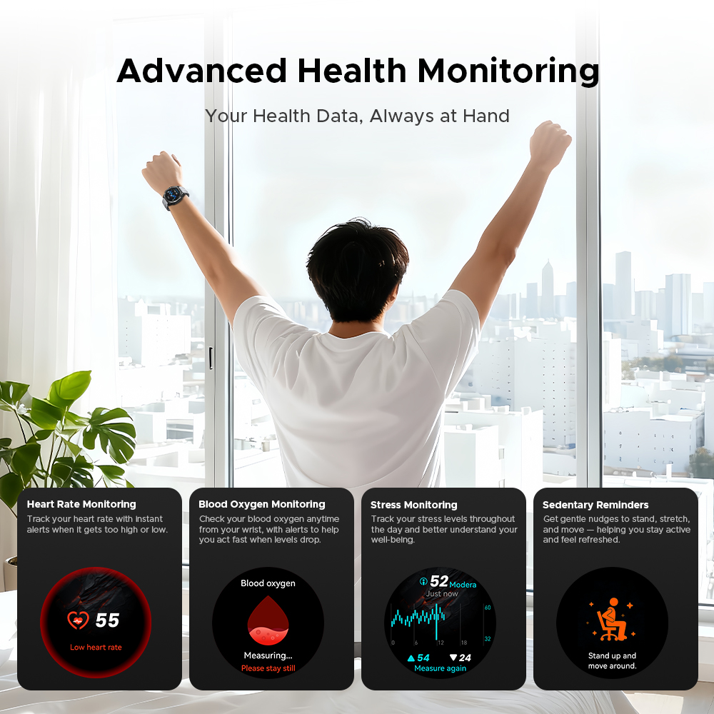 DOOGEE ANYWISE W1 PRO Smartwat - Smartwatch Health Watches avis et prix