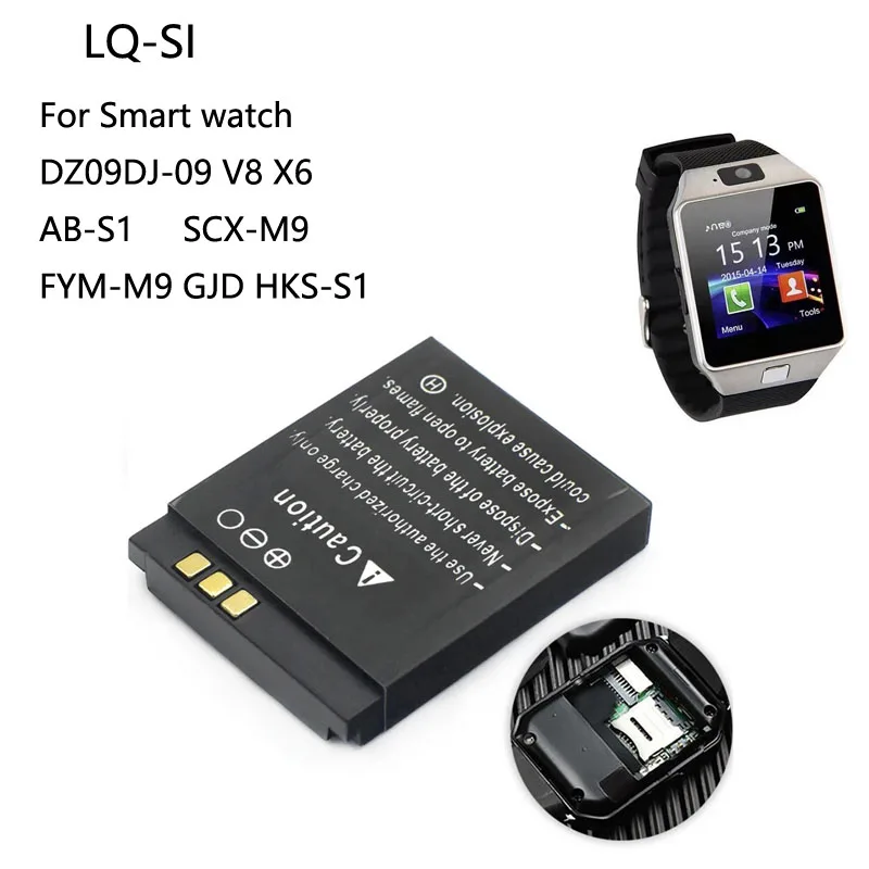 Batterie pour montre intellige - Watch V8 avis et prix
