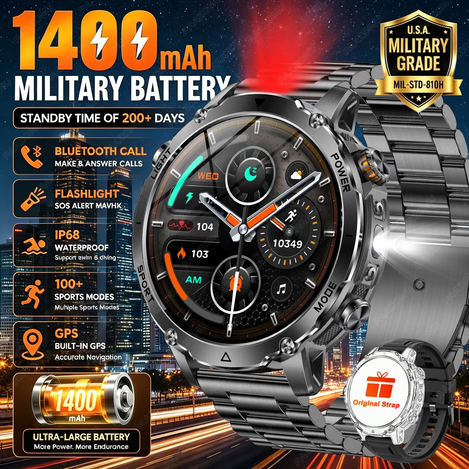Montre connectée de marque ave - Smartwatch Branded Watches For Men avis et prix