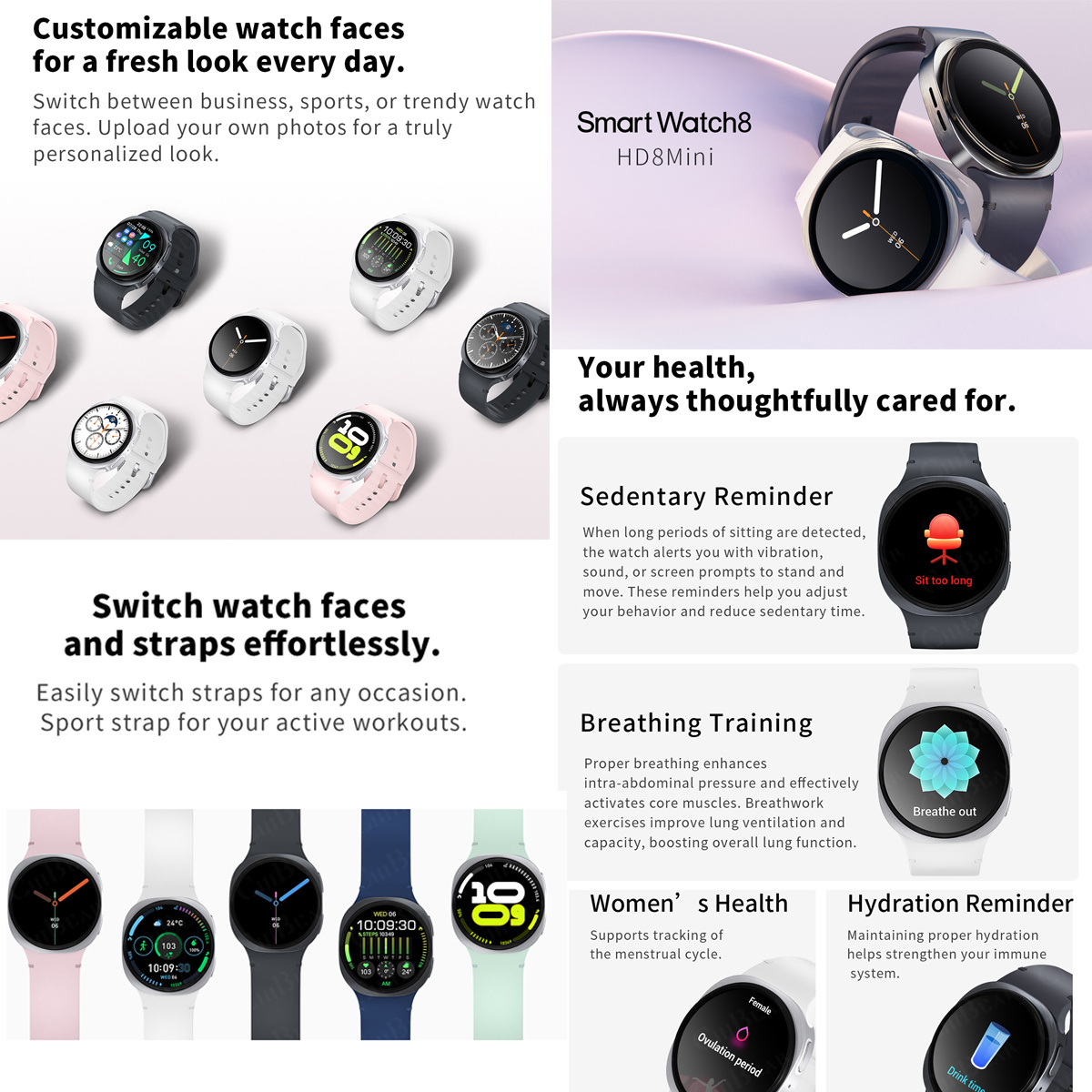 Nouvelles Montres 2026 : Mini  - Smartwatch Health Watches For Men avis et prix