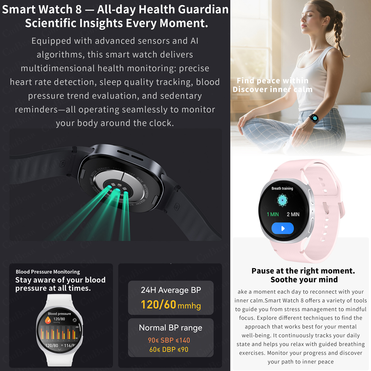 Nouvelles Montres 2026 : Mini  - Smartwatch Health Watches For Men avis et prix