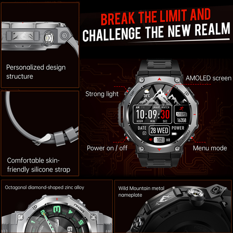 2026 nouveau t-rex 3 Ultra Spo - Smartwatch Watches For Men With Gps avis et prix