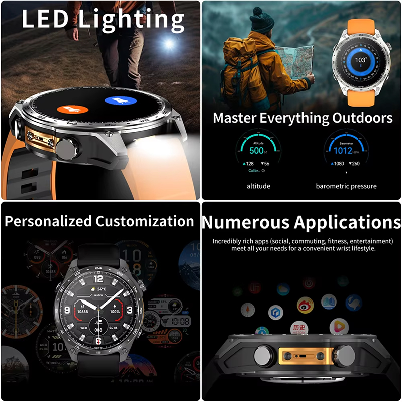Montre connectée pour hommes,  - Smartwatch Watches For Men With Gps avis et prix