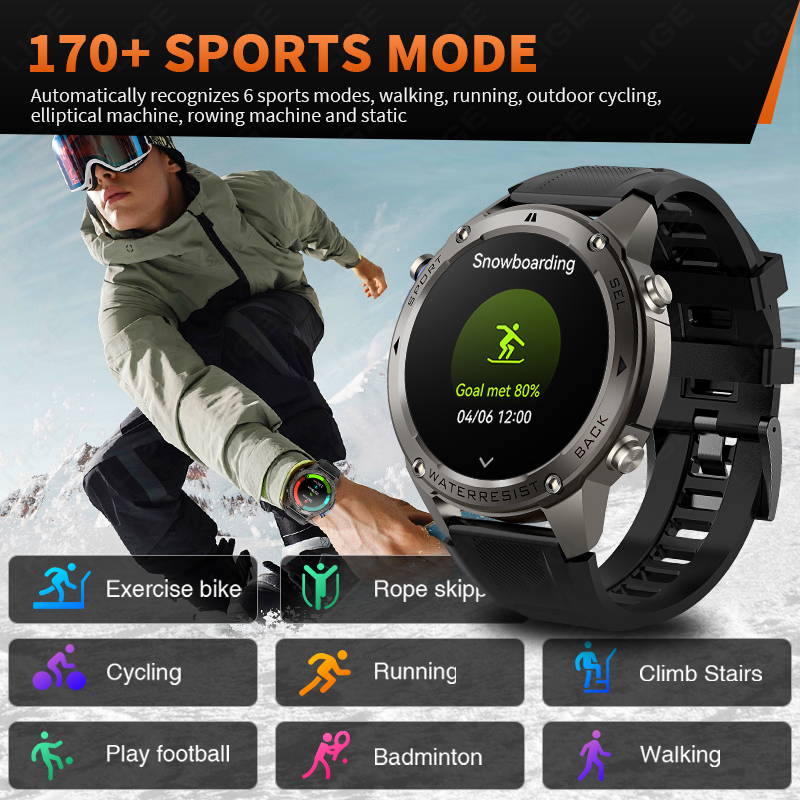 Nouvelle Montre Connectée GPS  - Smartwatch Watches For Men With Gps avis et prix