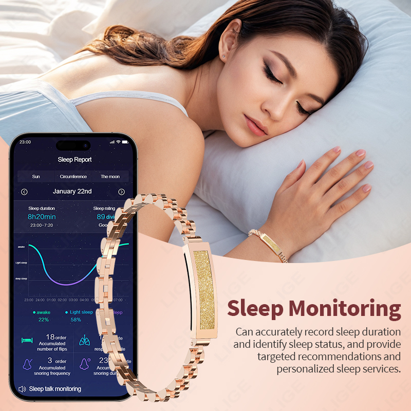 Nouveau Bracelet Connecté LIGE - Smartwatch Stylish Watches For Women avis et prix