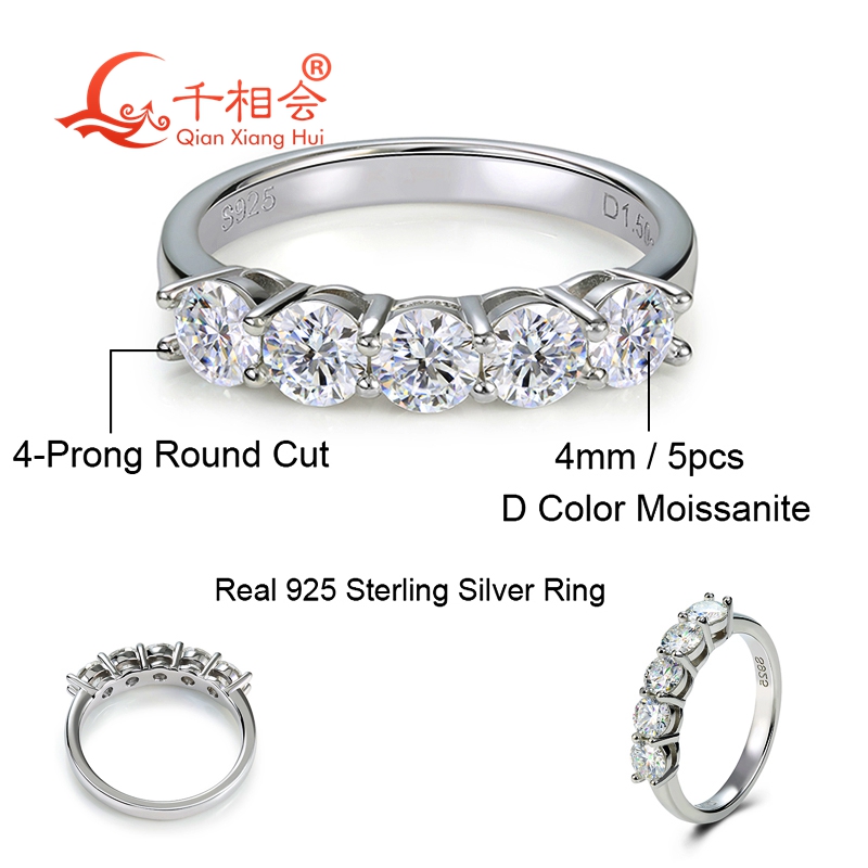 Bague ronde en argent Sterling - Vs Smartwatch avis et prix
