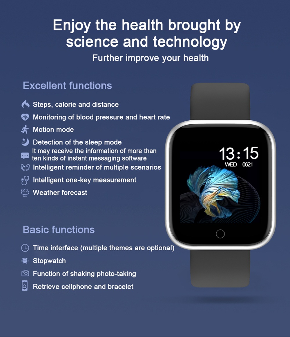 Montre intelligente P70 P68 mo - Smartwatch Iphone Watches For Women avis et prix