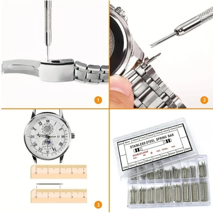 Barres à ressort en acier inox - Spring Bar Tool avis et prix