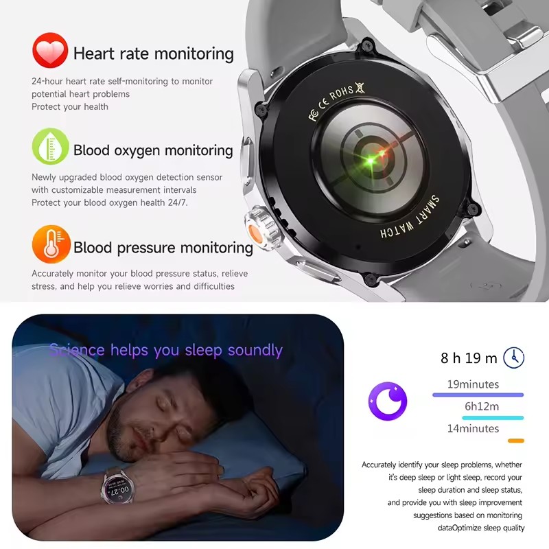 GUHUAVMI NFC montre intelligen - Smartwatch Branded Watches For Men avis et prix