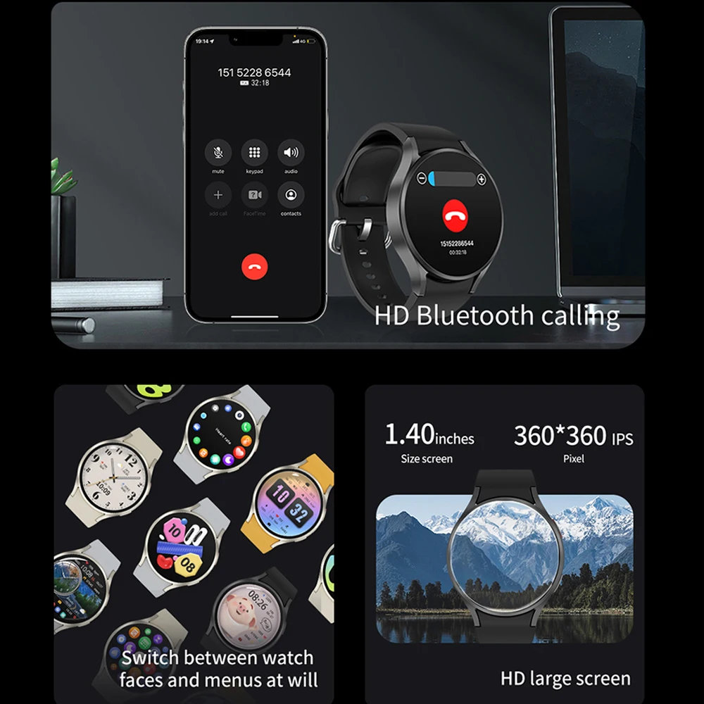 Montre connectée GPS pour homm - Smartwatch Watches For Men With Gps avis et prix